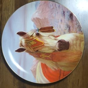 The Arapaho tribal ponies series collectors plate by Perillo